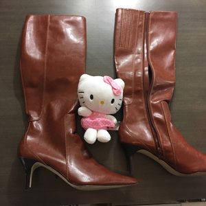 A/M  - Knee High Boots Brown Size 8 1/2